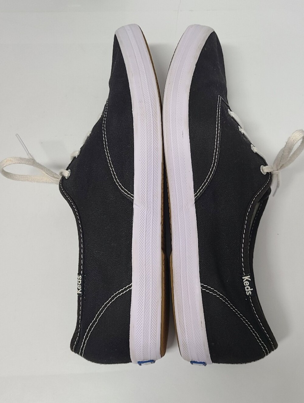 Keds Champion Originals Black Lace-Up Sneakers Sz 12W - Picture 12 of 13